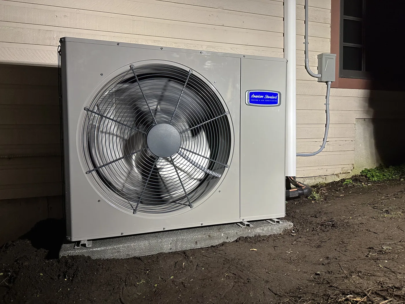 Big-fan heat pump commissioned at a new build